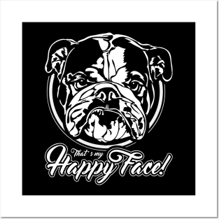 Funny British Bulldog dog English Bulldog saying Posters and Art